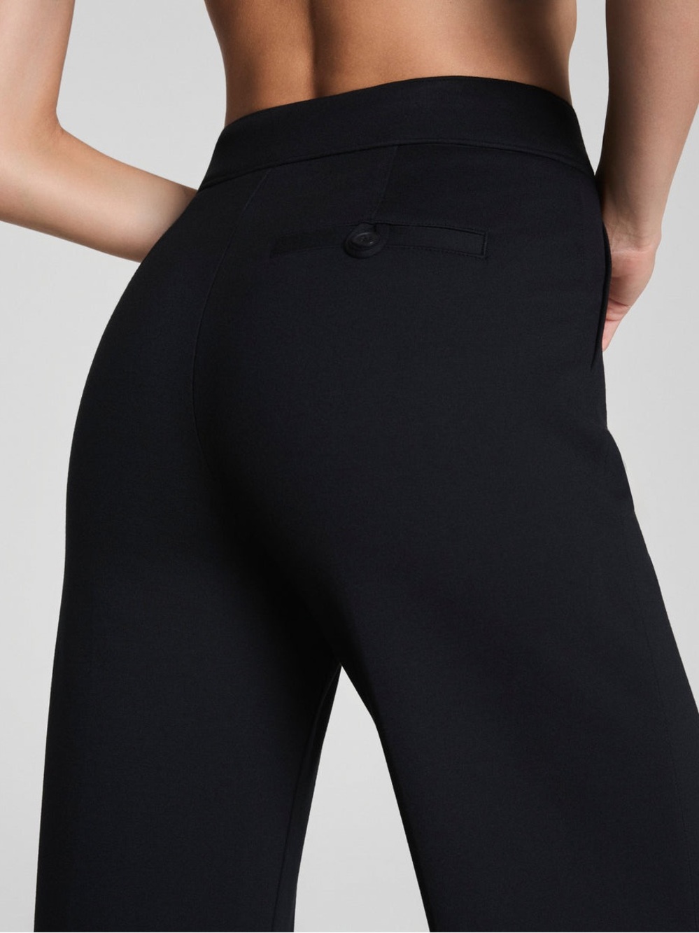 SPANX Black SPANXsupersmooth PerfectFit Ponte Wide Leg Pant Sz XL - Picture 5 of 16
